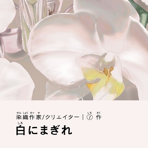 ⑦「白にまぎれ」