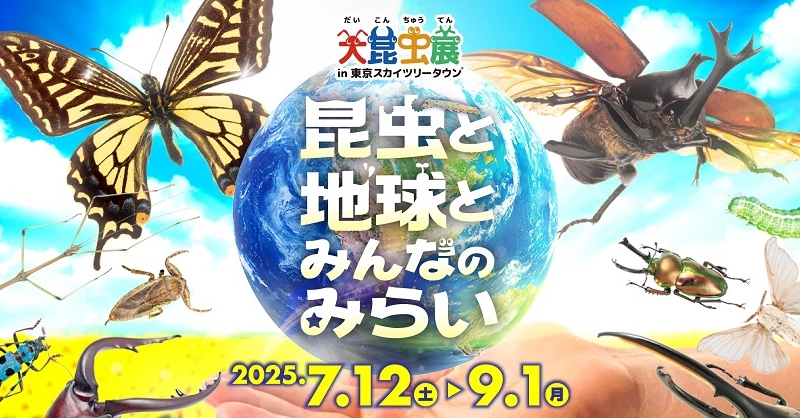 上月財団 | 「大昆虫展 in 東京スカイツリータウン®～昆虫と地球と