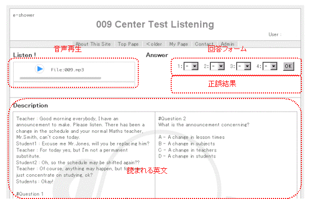 item page